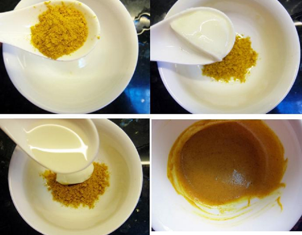  Kem trị nám nghệ, mật ong, sữa chua