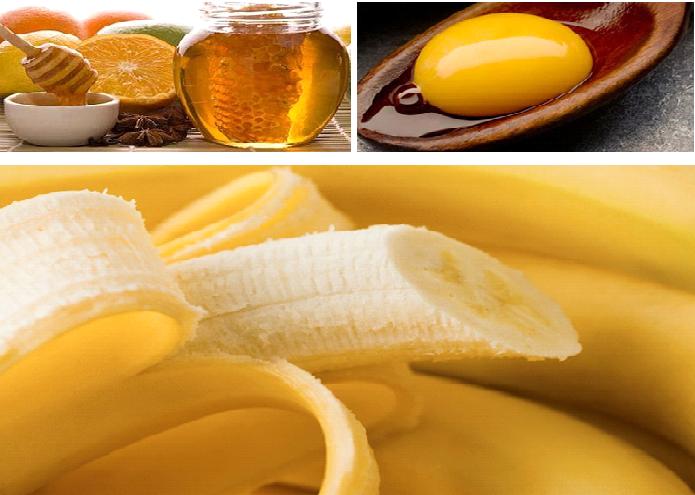 Mặt nạ chuối – trứng gà – chanh