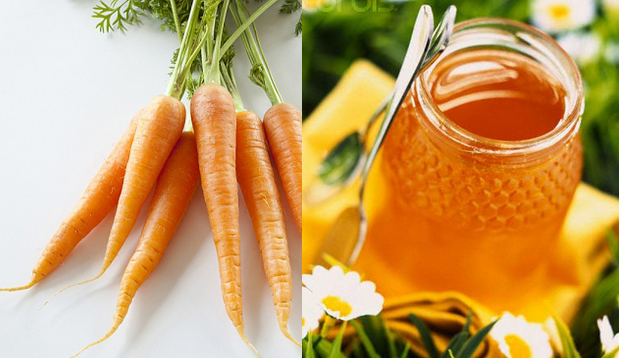 Mặt nạ từ trái bơ và cà rốt