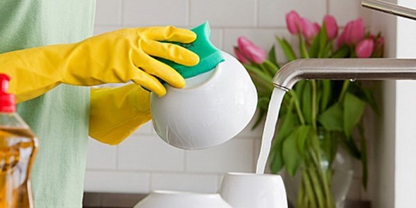 Tránh tiếp xúc trực tiếp với xà phòng