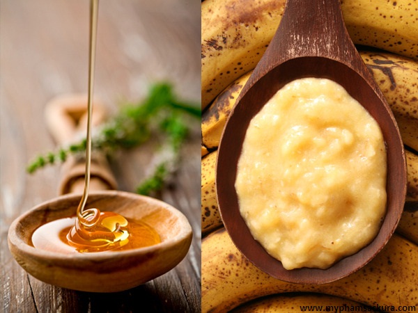Mặt nạ mật ong và chuối
