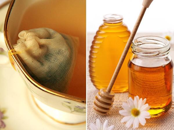 Tẩy da chết bằng túi lọc và mật ong