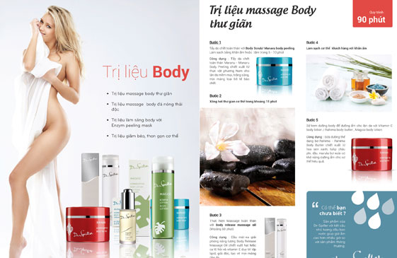 hỗ trợ thiết kế menu trị liệu