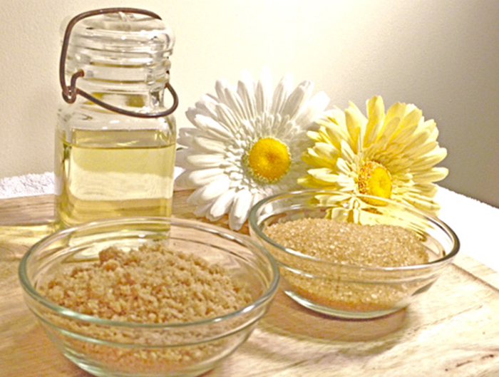 tẩy tế bào chết bằng chanh