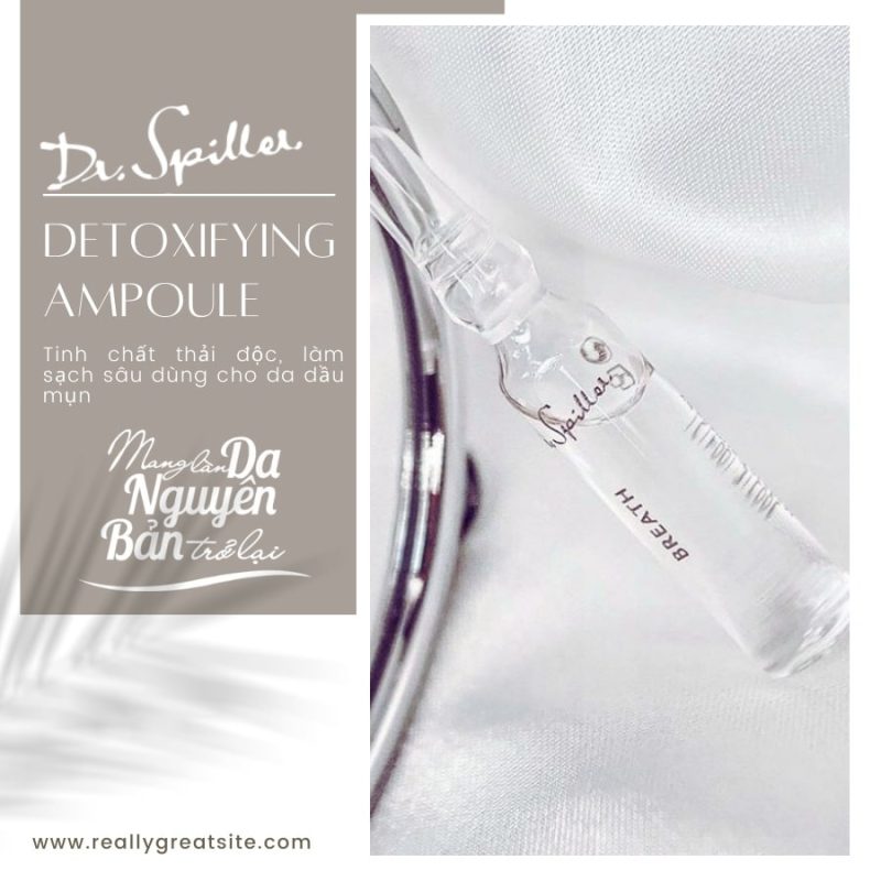 Cách lấy mụn đầu đen không cần nặn bằng sản phẩm chuyên sâu của Dr.Spiller