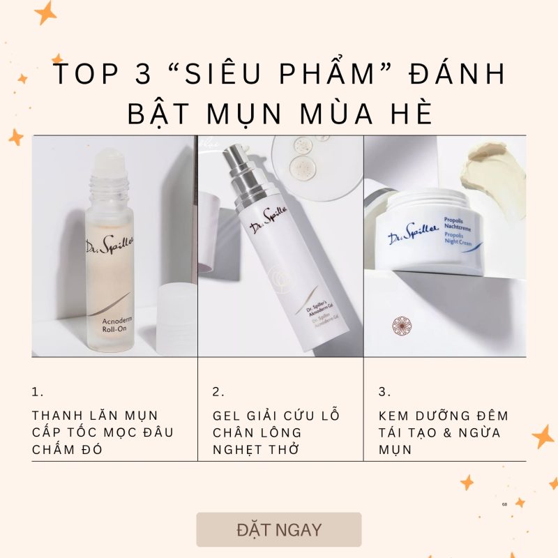 Kem trị lỗ chân lông to với sản phẩm Dr.Spiller