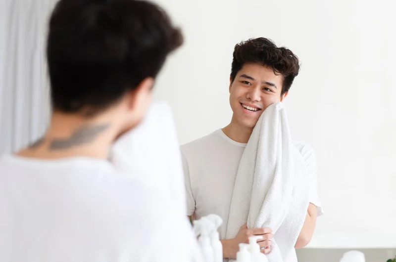 Các bước cơ bản trong quy trình skincare cho nam da dầu