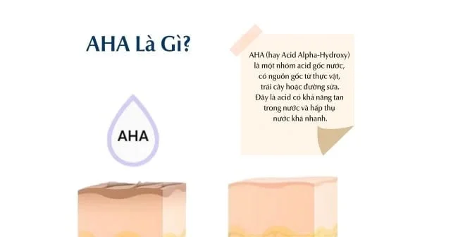 AHA là gì? Tìm hiểu các loại AHA phổ biến hiện nay