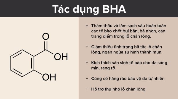 BHA là gì? Lợi ích nổi bật của BHA đối với làn da