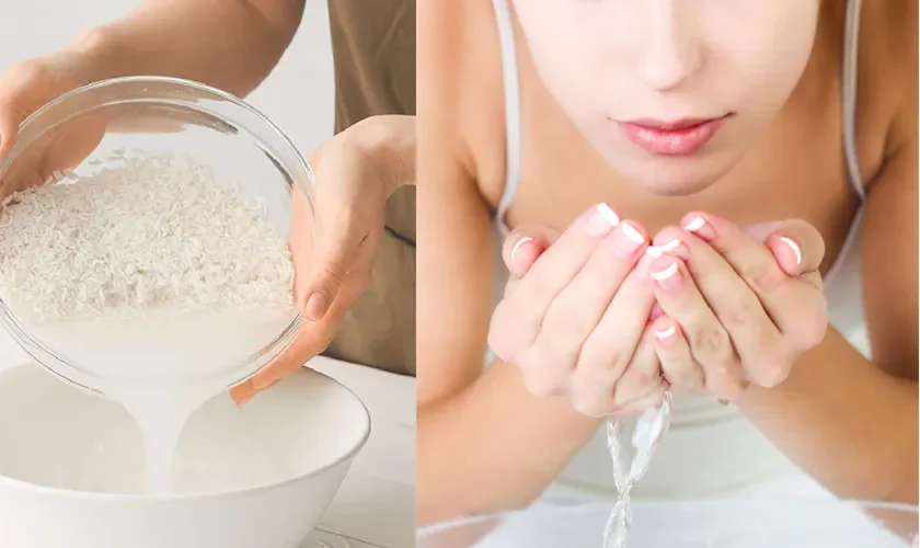 Hướng dẫn cách rửa mặt cho da nhạy cảm bằng nước vo gạo hiệu quả