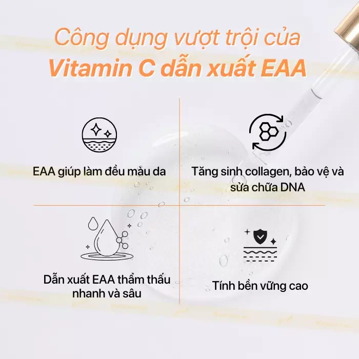 Tại sao ethyl ascorbic acid được sử dụng nhiều trong mỹ phẩm
