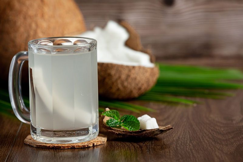 Tác động gián tiếp của nước dừa đối với làn da