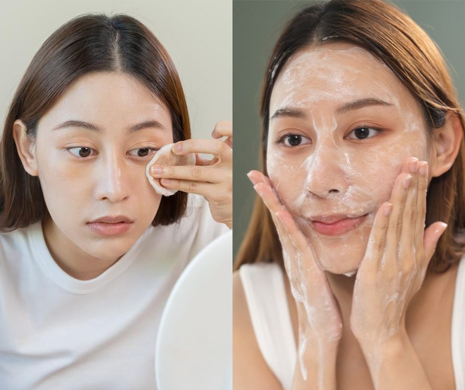 Sự khác biệt giữa nước tẩy trang và sữa rửa mặt