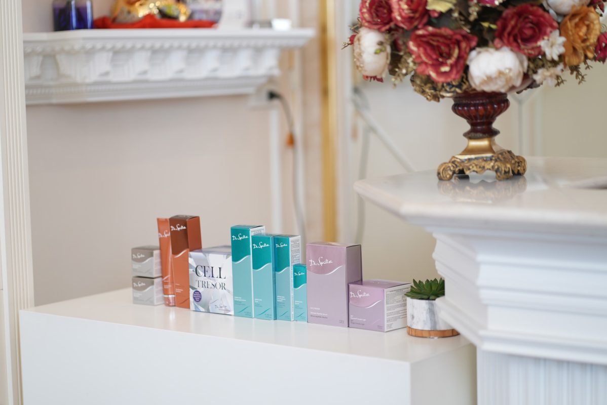Mỹ phẩm chăm sóc da mặt spa Dr-Spiller có những dòng sản phẩm đặc thù dành cho từng nhu cầu và loại da khác nhau
